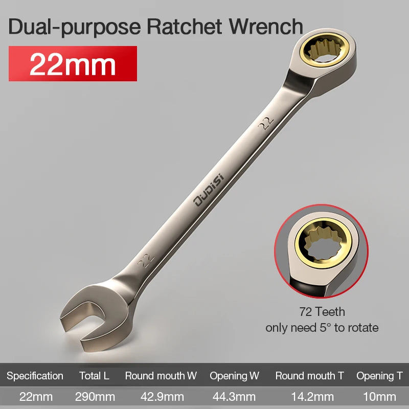 CLE A cliquet doree 22mm