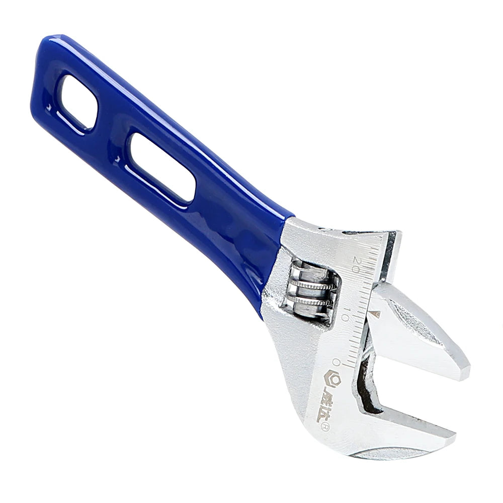 CLE A molette à poignée ergonomique bleue ouverte