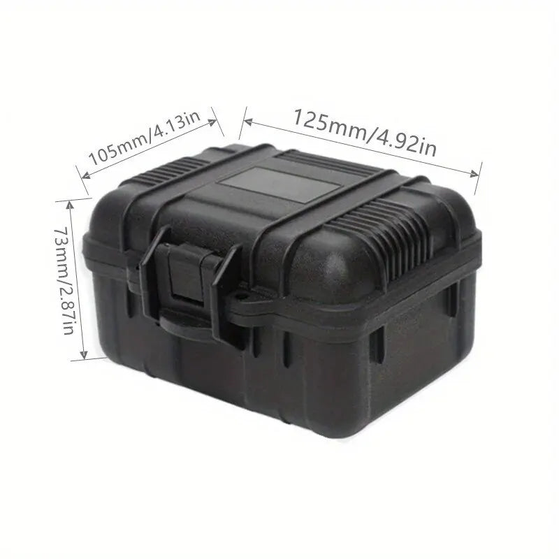 Caisse a outils noire Organisateur de boite ,dimensions 125mm