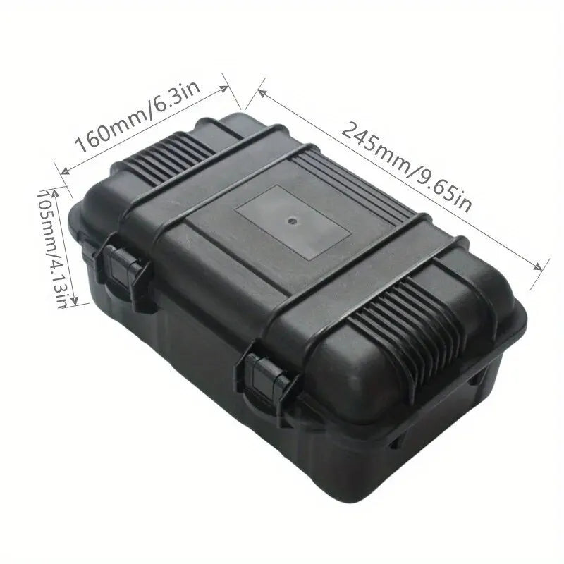 Caisse a outils noire Organisateur de boite ,dimensions 245mm