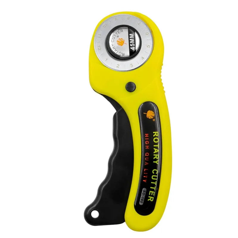 Cutter rotatif jaune-noir