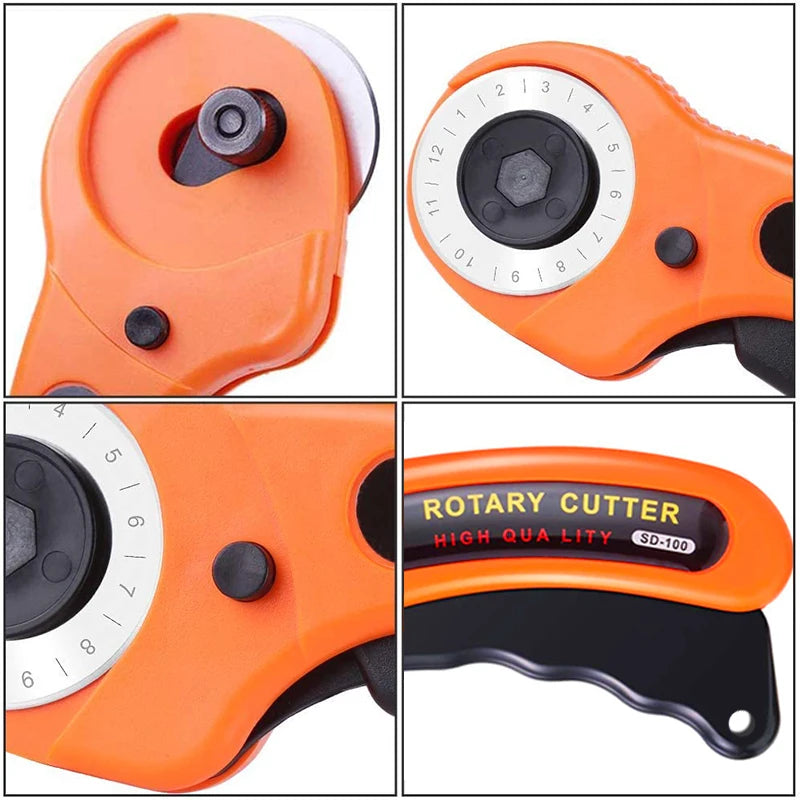 Cutter rotatif orange