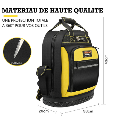 Dimensions caisse a outils , Sac à outils haute qualité et protection totale ,durable