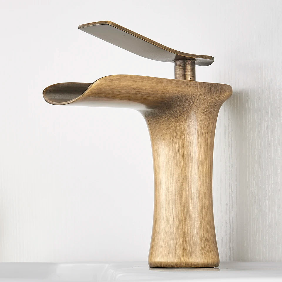 Robinet salle de bain |Cascade Robinet à poignée unique