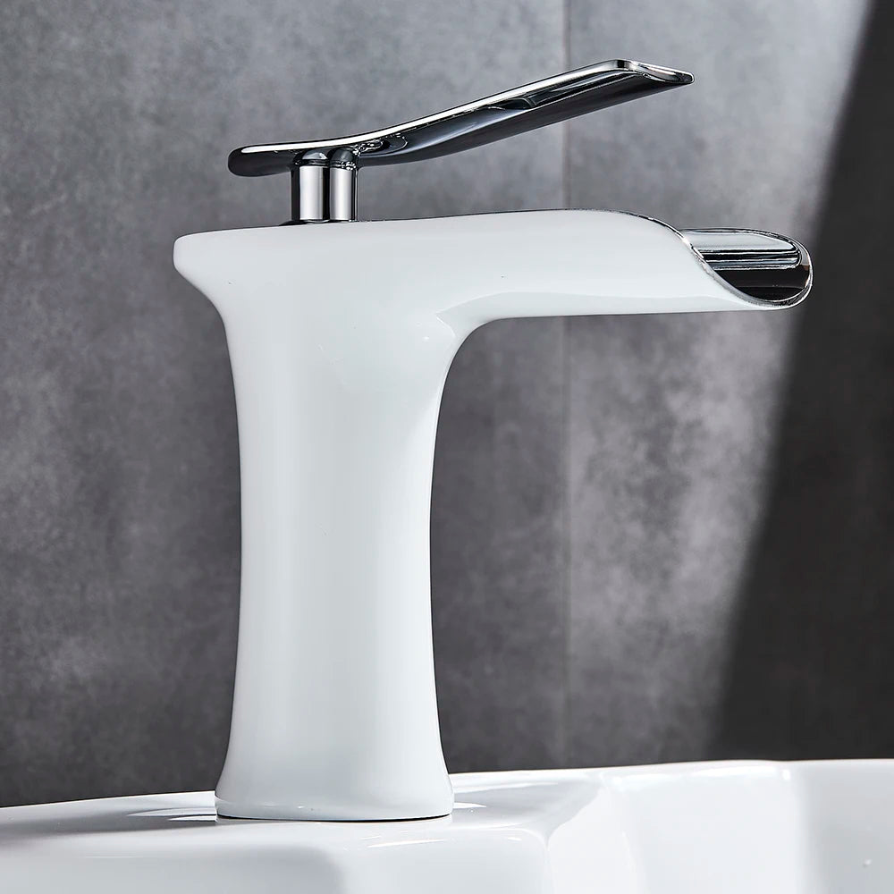 Robinet salle de bain |Cascade Robinet à poignée unique