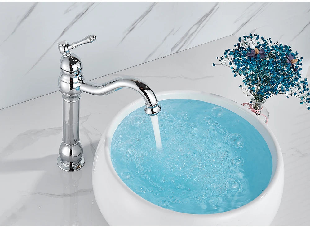 Robinet salle de bain |En Laiton Antique