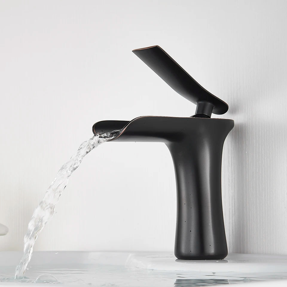 Robinet salle de bain |Cascade Robinet à poignée unique