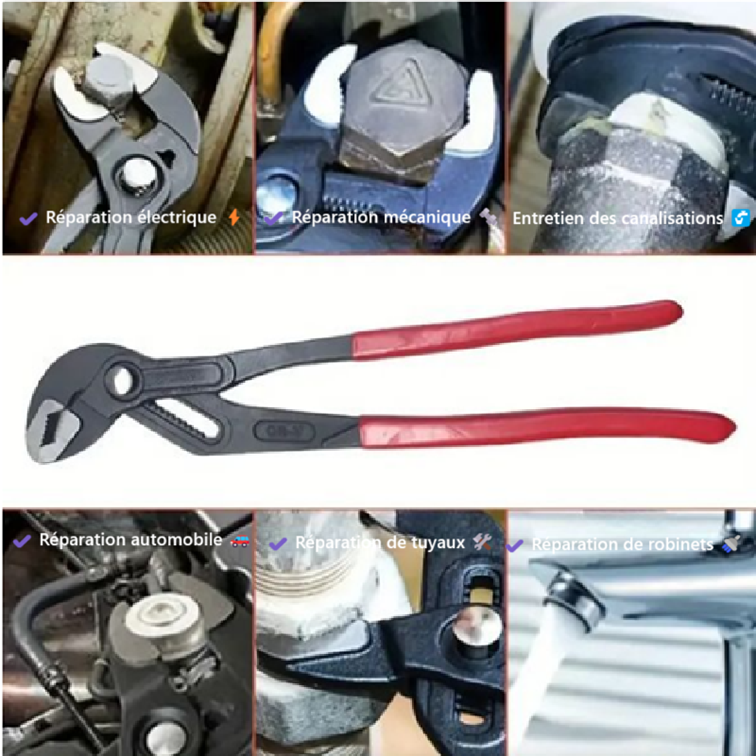 Pince-crocodile-réparations-automobiles-mécanique-électrique-tuyaux-robinets