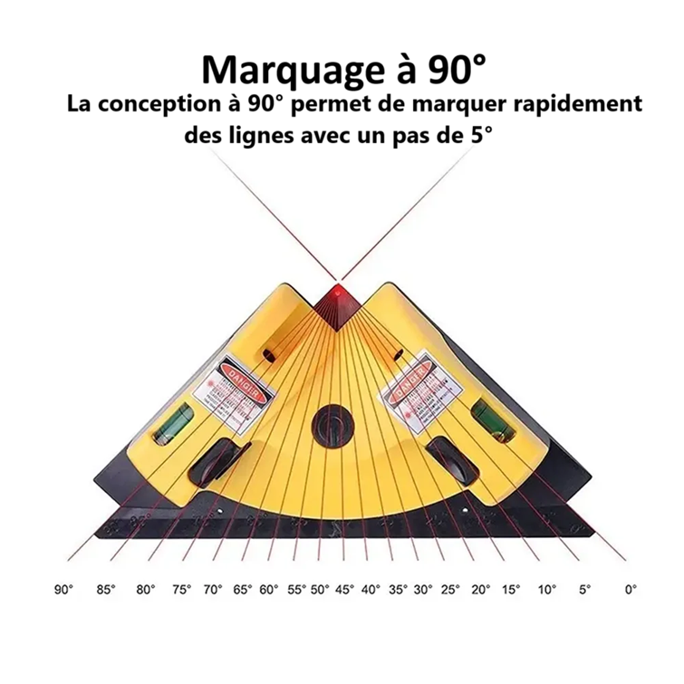 Niveau-laser-marquage-à-90°