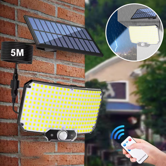 Lampe solaire extérieur avec panneau solaire de 234 led et télécommande
