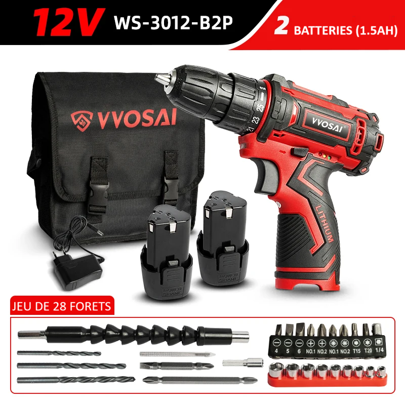 Perceuse-et-visseuse-sans-fil-sacoche-2-batteries-chargeur-28-forets