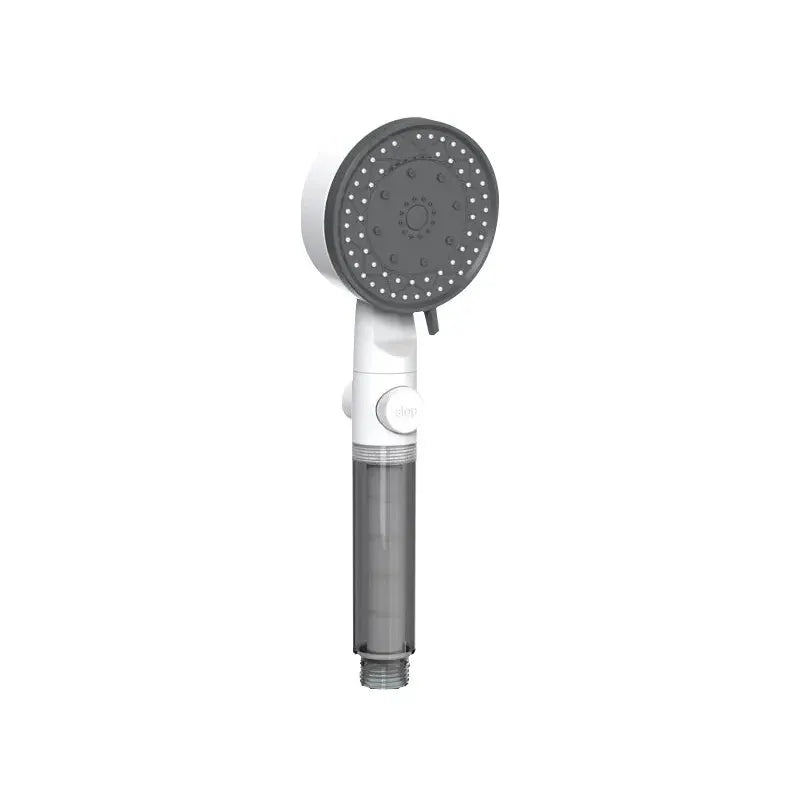 Pommeau de douche anti calcaire blanc