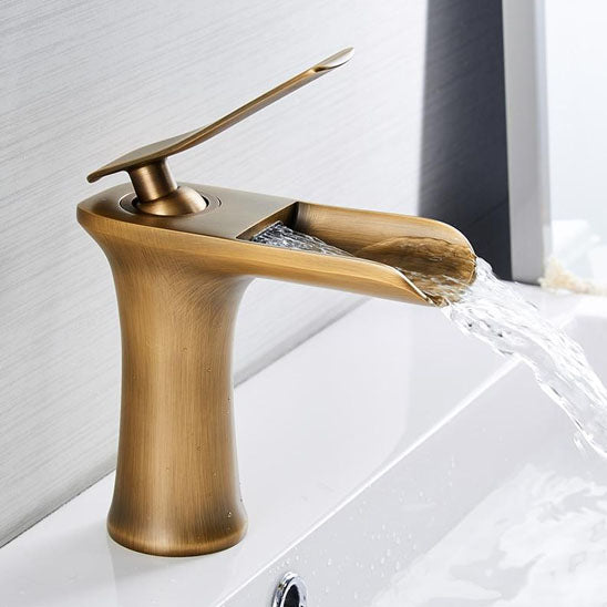 Robinet salle de bain |Cascade Robinet à poignée unique