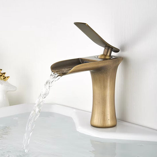 Robinet salle de bain |Cascade Robinet à poignée unique