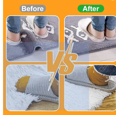 Ruban-adhésif-transparent-double-faces-pieds-fillette-sous-tapis