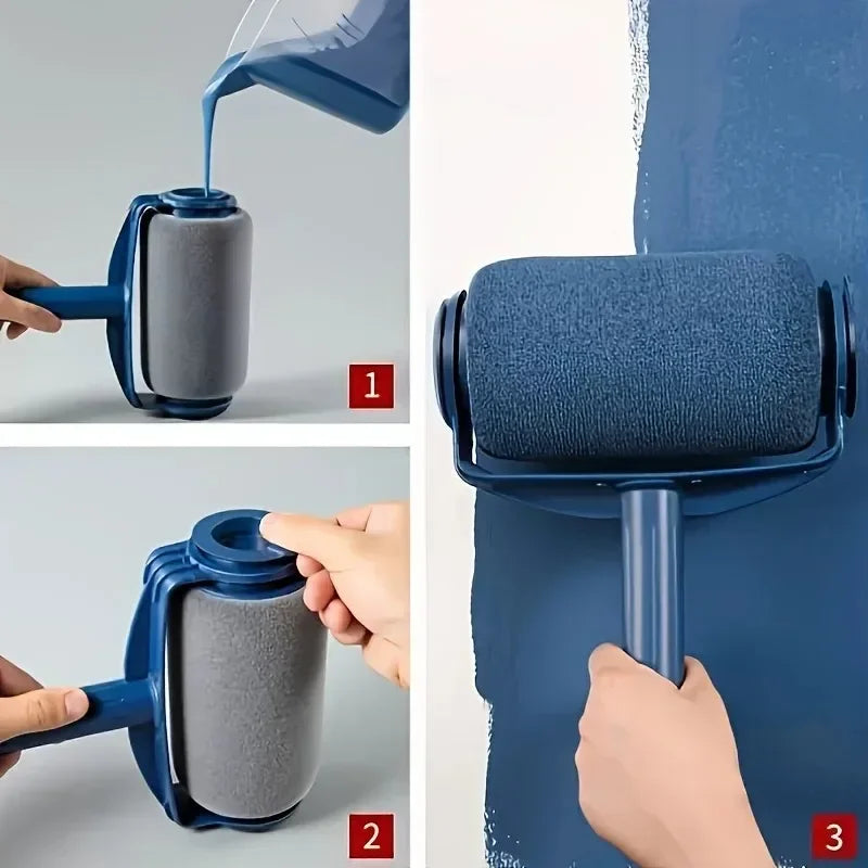 Rouleau peinture|Brosse rouleau auto-amorçante pour peinture murale –rapide, uniforme, essentiel pour sublimer votre intérieur.