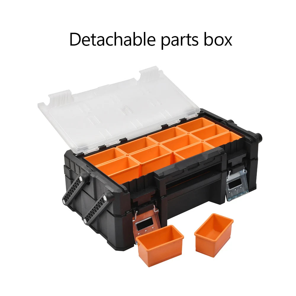 Caisse a outils |caisse a outils à 2 couches Portable grande boîte de rangement