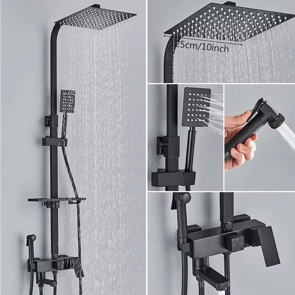 Douche Mitigeur | Douche de luxe : design, confort et rangement intégré