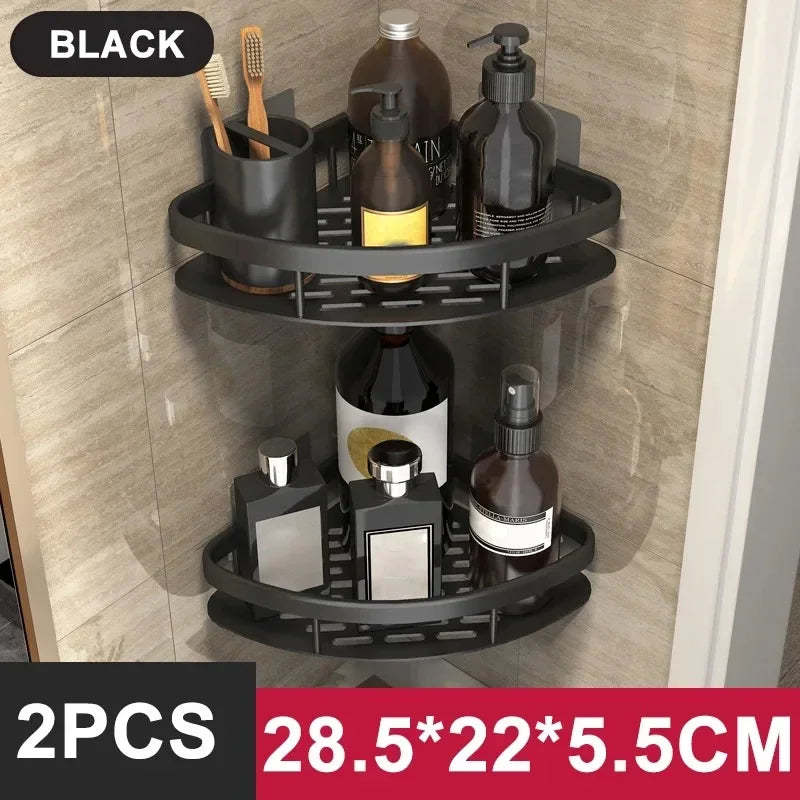 Étagère | Étagère salle de bain-Organiseur de rangement pour cuisine – Support en alliage