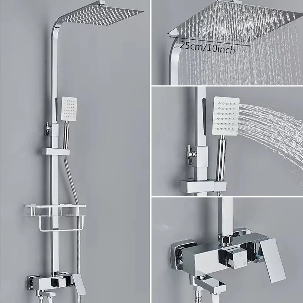 Douche Mitigeur | Douche de luxe : design, confort et rangement intégré