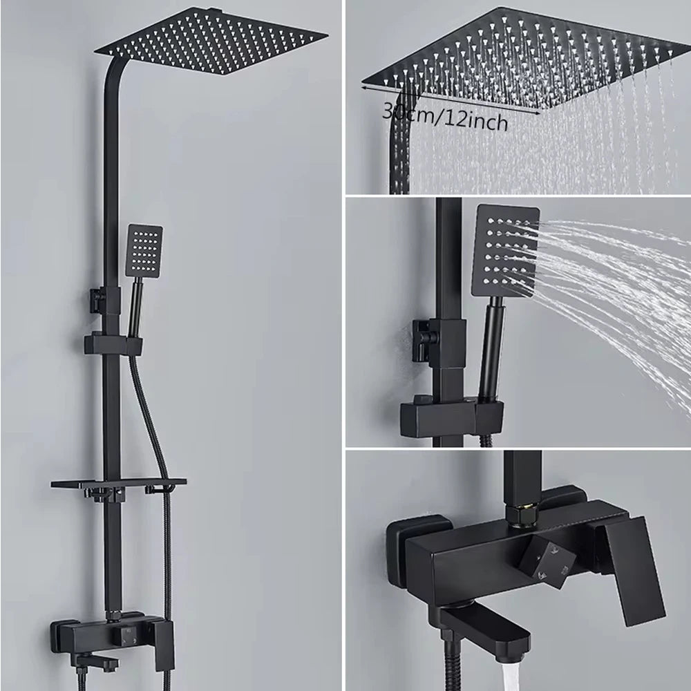 Douche Mitigeur | Douche de luxe : design, confort et rangement intégré