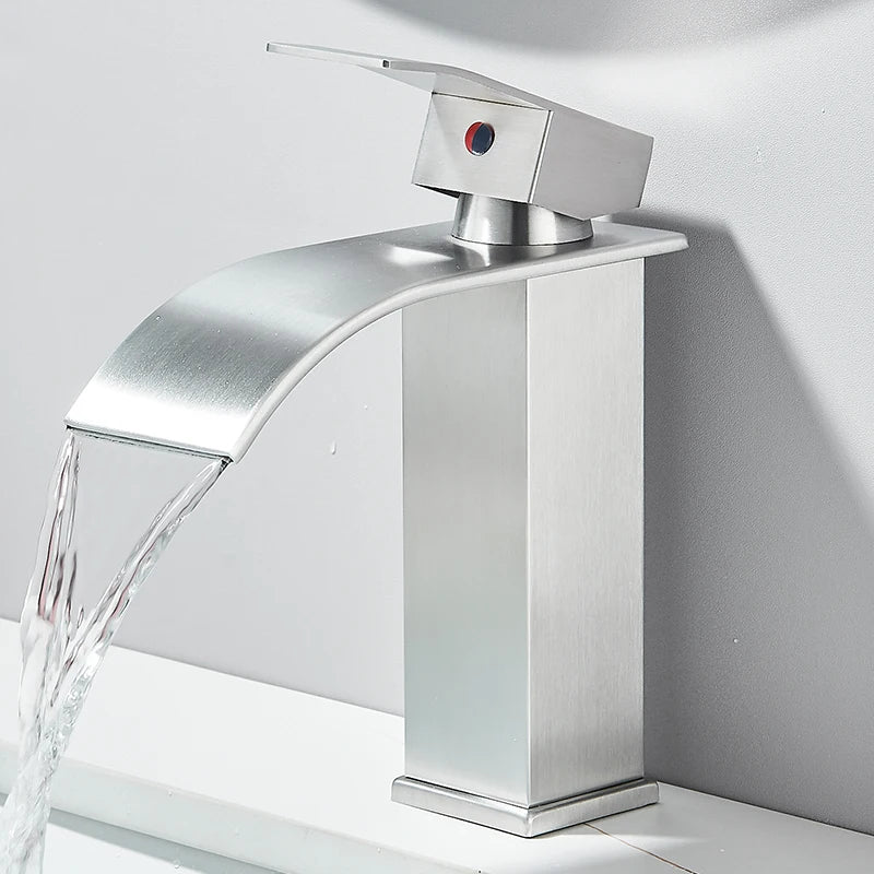 Robinet salle de bain | mitigeur lavabo cascade