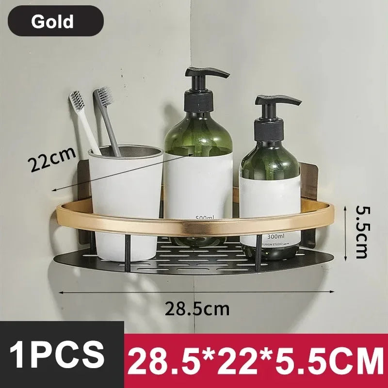 Étagère | Étagère salle de bain-Organiseur de rangement pour cuisine – Support en alliage