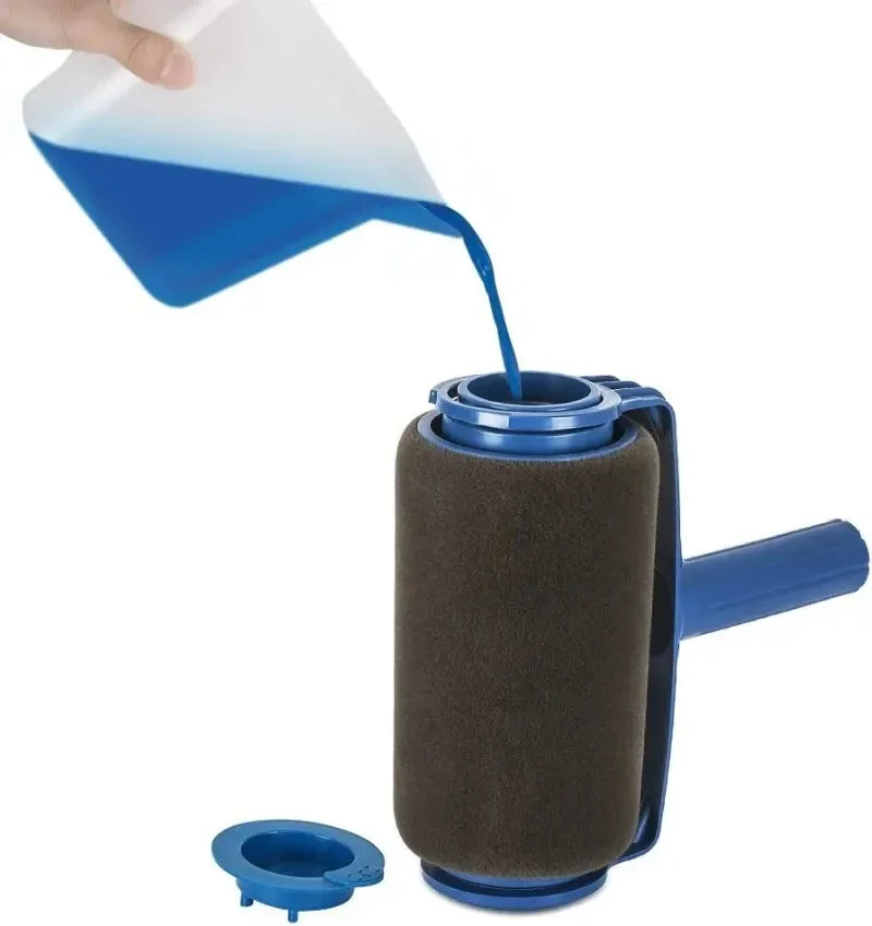 Rouleau peinture|Brosse rouleau auto-amorçante pour peinture murale –rapide, uniforme, essentiel pour sublimer votre intérieur.