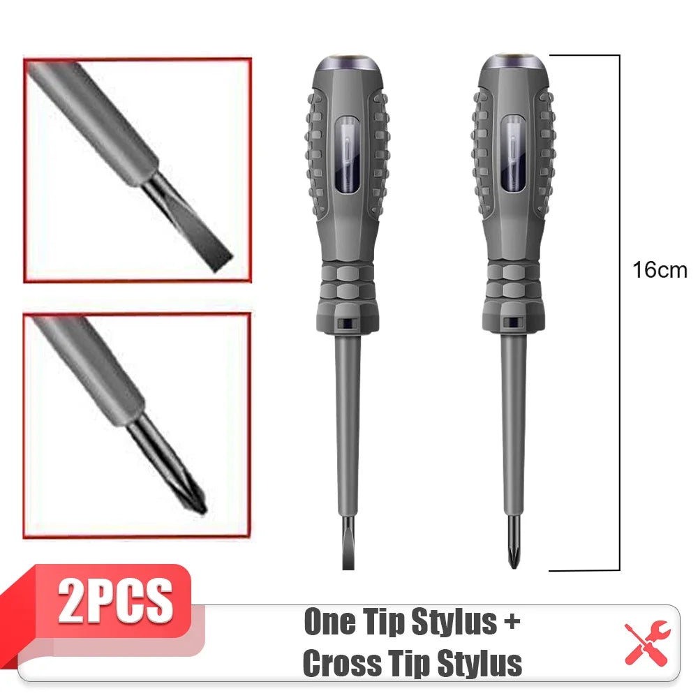 Tournevis | VoltGuard Tournevis stylo électrique multifonctions : éclairez vos réparations et travaillez en toute sécurité, comme un pro.