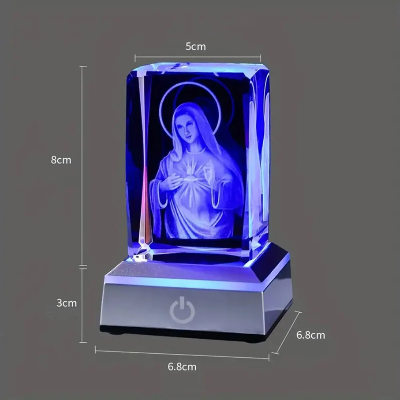 Statue-de-Vierge-Marie-lumière-led-bleue-dimensions
