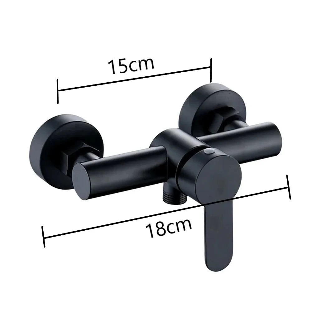 Dimensions du Mitigeur Douche noir
