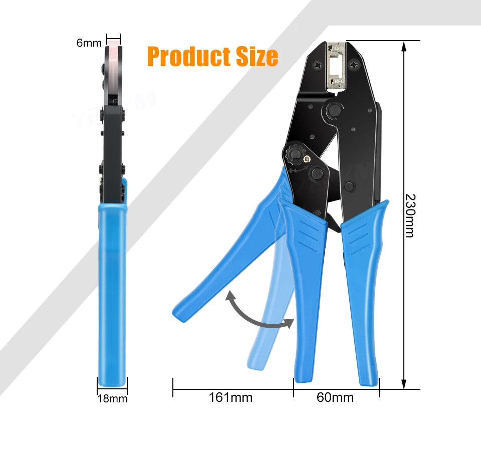 dimensions de Pince a sertir 230mm, 161mm, 60mm