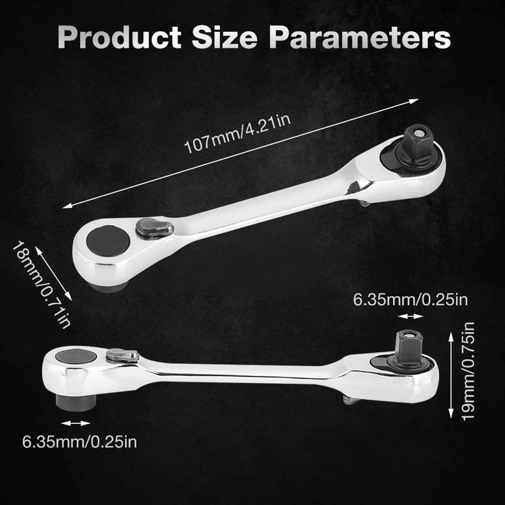 dimensions-107mm- deux CLE A cliquet