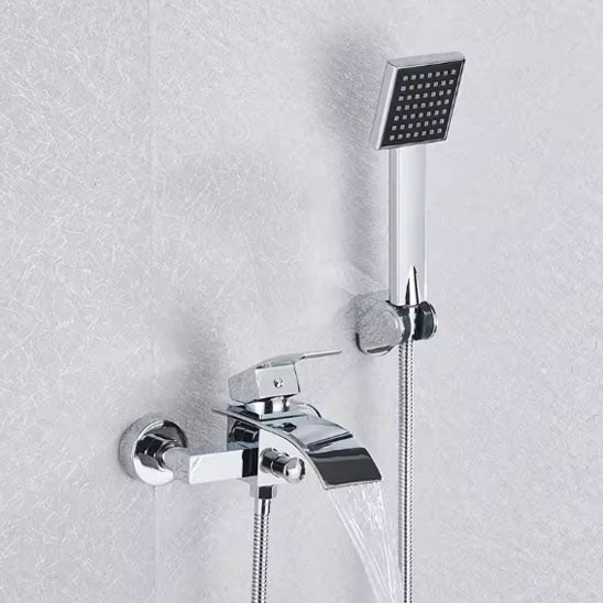 douchette robinet de Mitigeur baignoire argenté coulant
