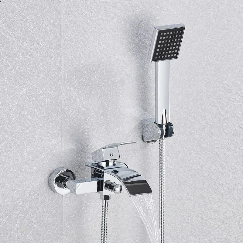 douchette robinet de Mitigeur baignoire argenté coulant