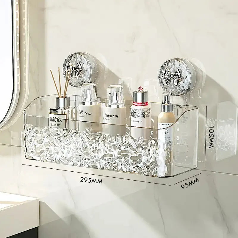etagere salle de bain blanche ,polyvalence, dimensions 29.5X9.5X10.5cm