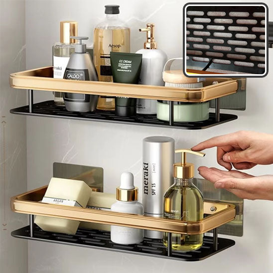 Étagère | Étagère salle de bain-Organiseur de rangement pour cuisine – Support en alliage