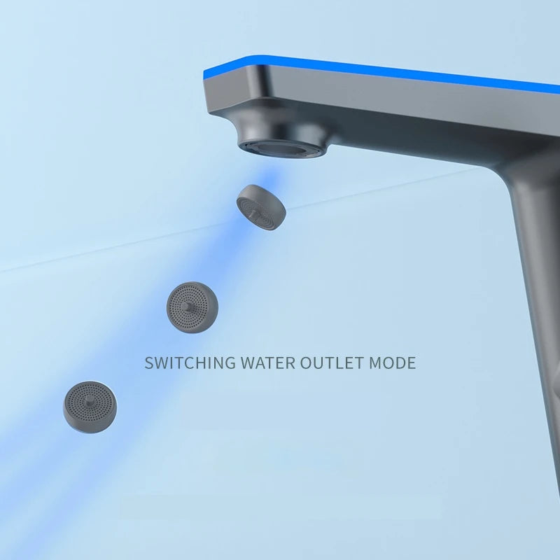 filtres de Mitigeur lavabo Ă led bleue