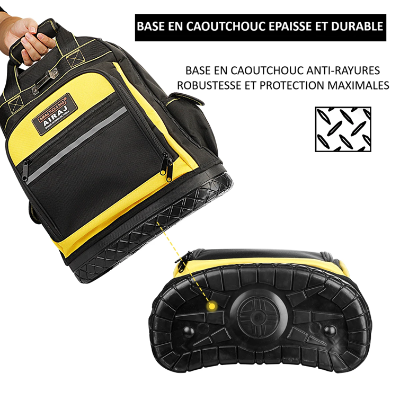 fond en caoutchouc de caisse a outils , Sac à outils base épaisse et durable