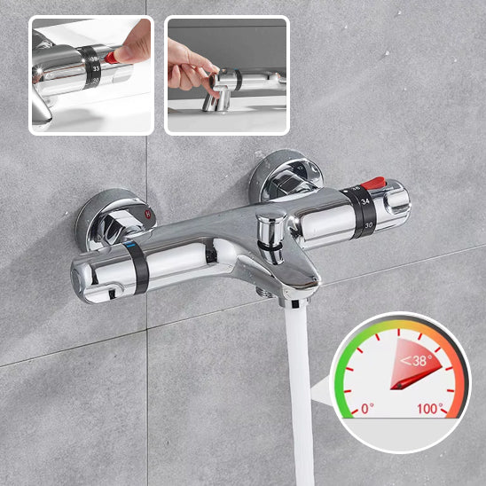 Mitigeur-de-douche-thermostatique-économie-eau-confortable-réglage-automatique-de-température