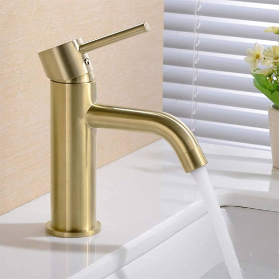 Mitigeur-pour-salle-de-bain-polyvalence-cuisine-or-eau-coule