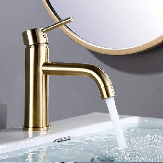 Mitigeur-pour-salle-de-bain-polyvalence-cuisine-or-eau-coule