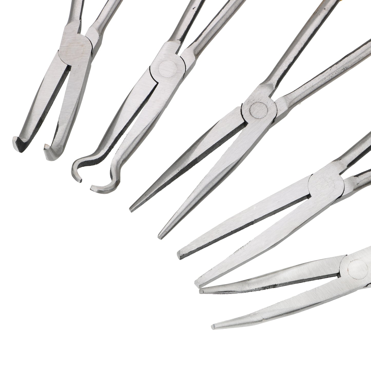 Jeu de cinq pince en métal carbone