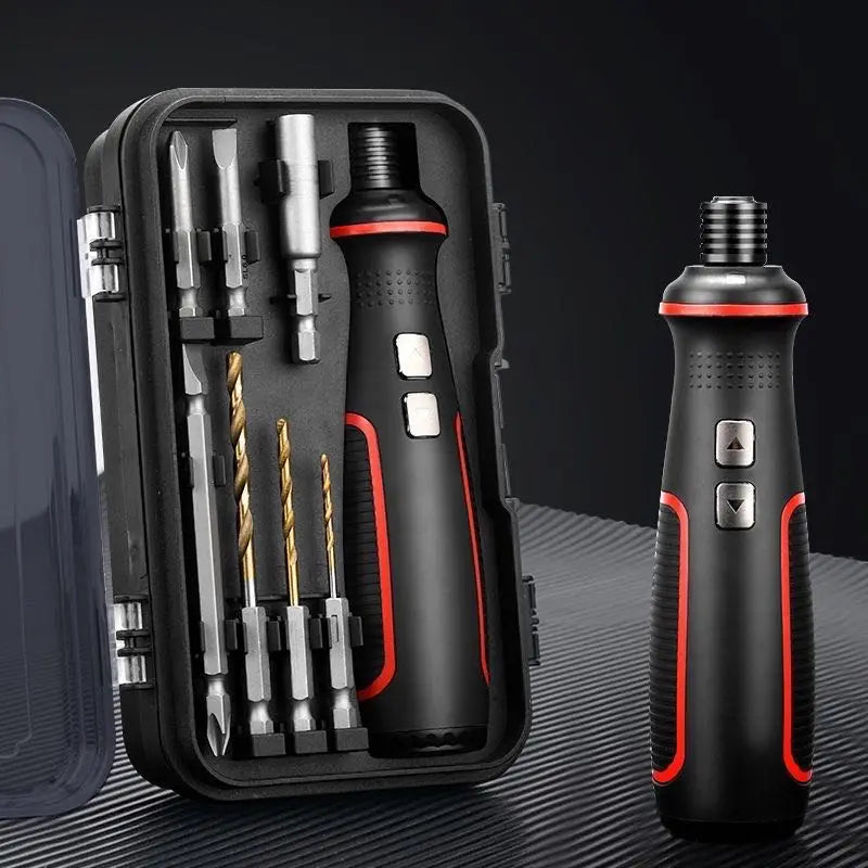 kit de Tournevis electrique Rechargeable USB 3.6V avec lumière LED