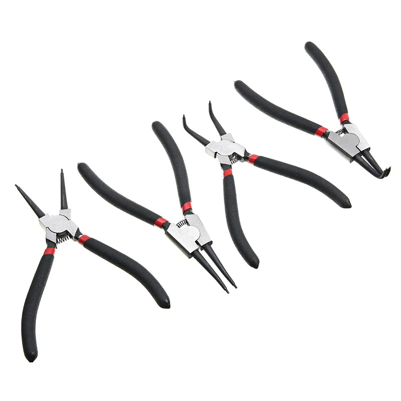 quatre Pince noires ,Pinces à Circlips professionnels