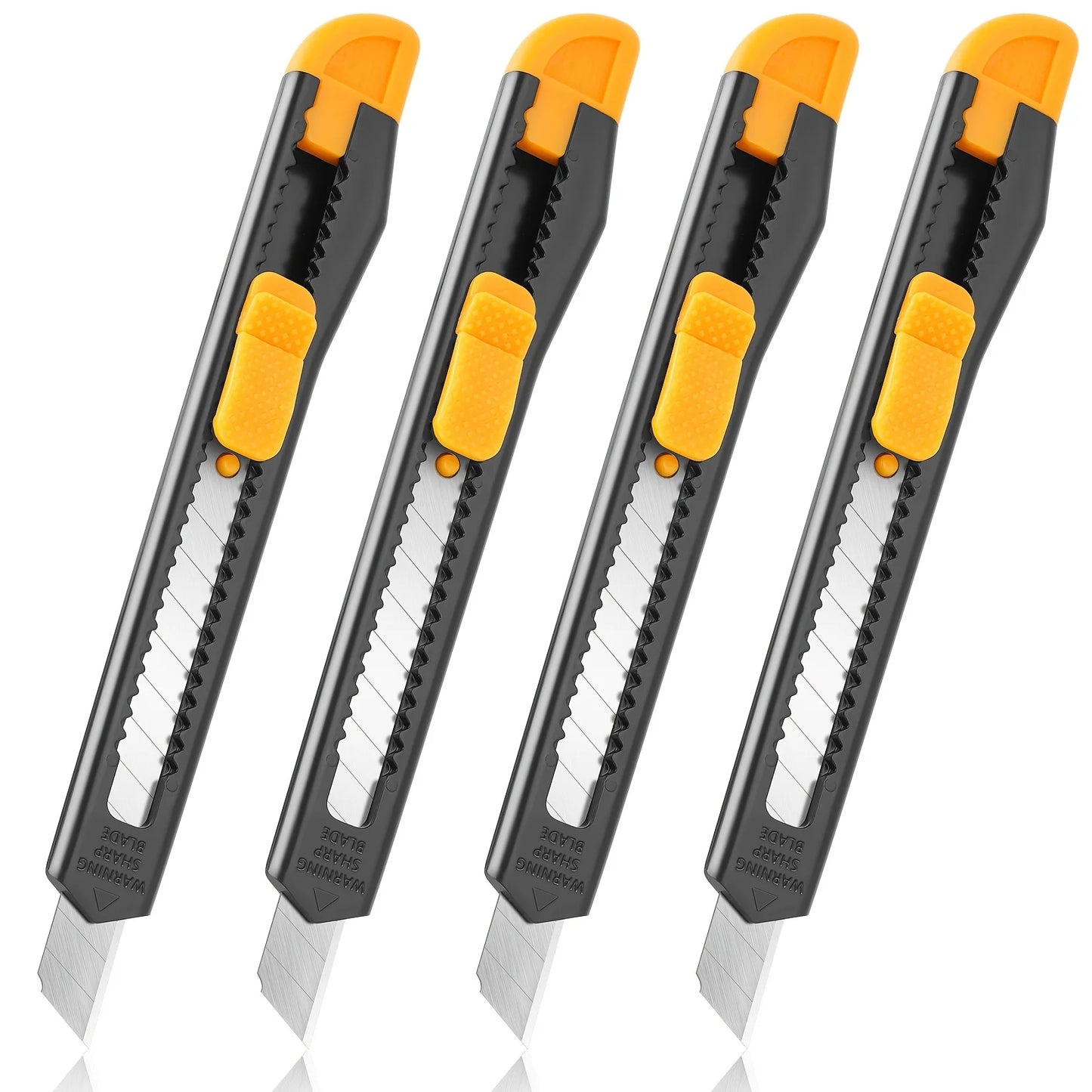 quatre Cutter noir et jaune rétractables