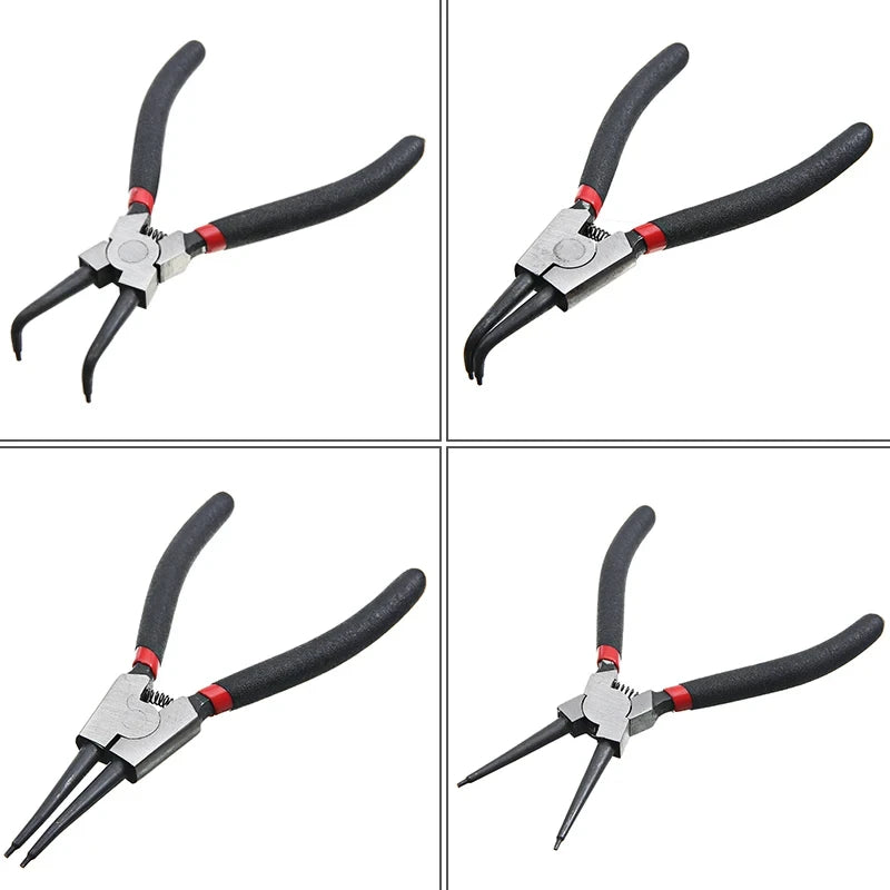 quatre Pince noires ,Pinces à Circlips professionnels