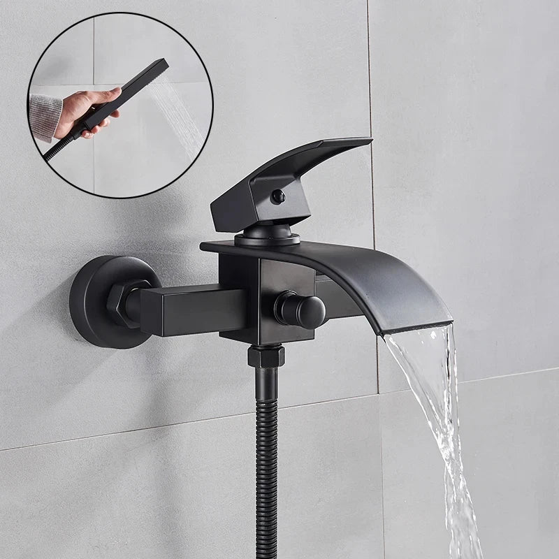 robinet de Mitigeur baignoire noir