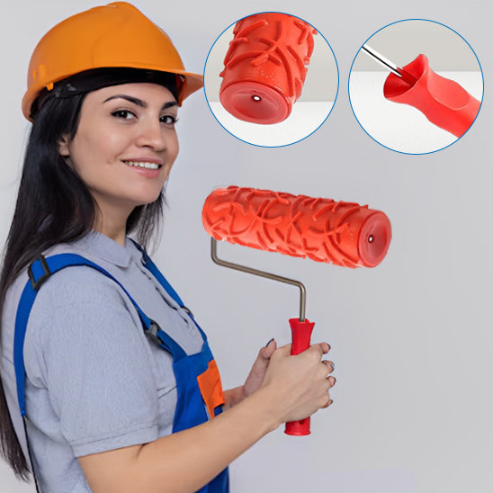 Rouleau peinture |décoratif à motifs –Idéal pour créer des textures élégantes et des motifs en relief sur vos murs. Effet texturé embossé à la maison comme en atelier.