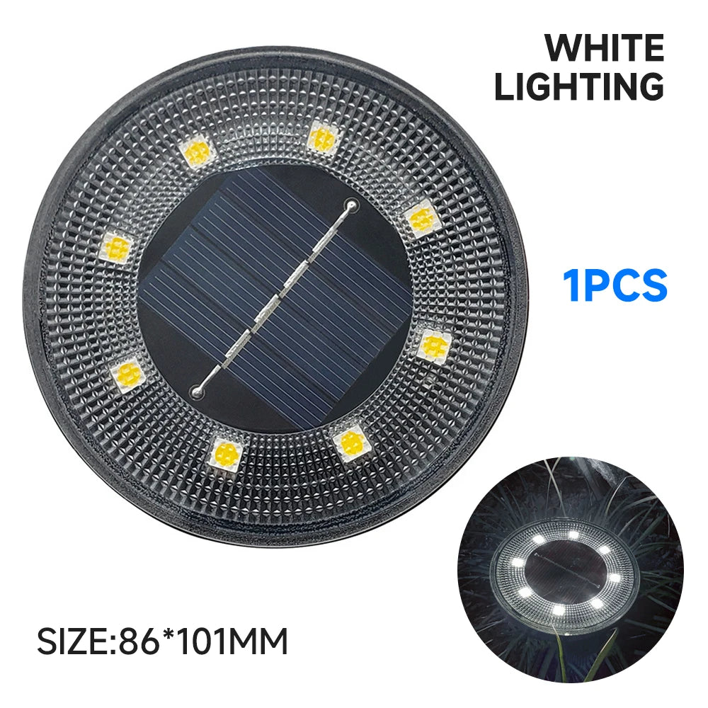 Une pièce de Lampe solaire exterieur lumière intense allumée